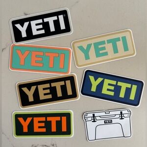 YETI Pack of Stickers (7)